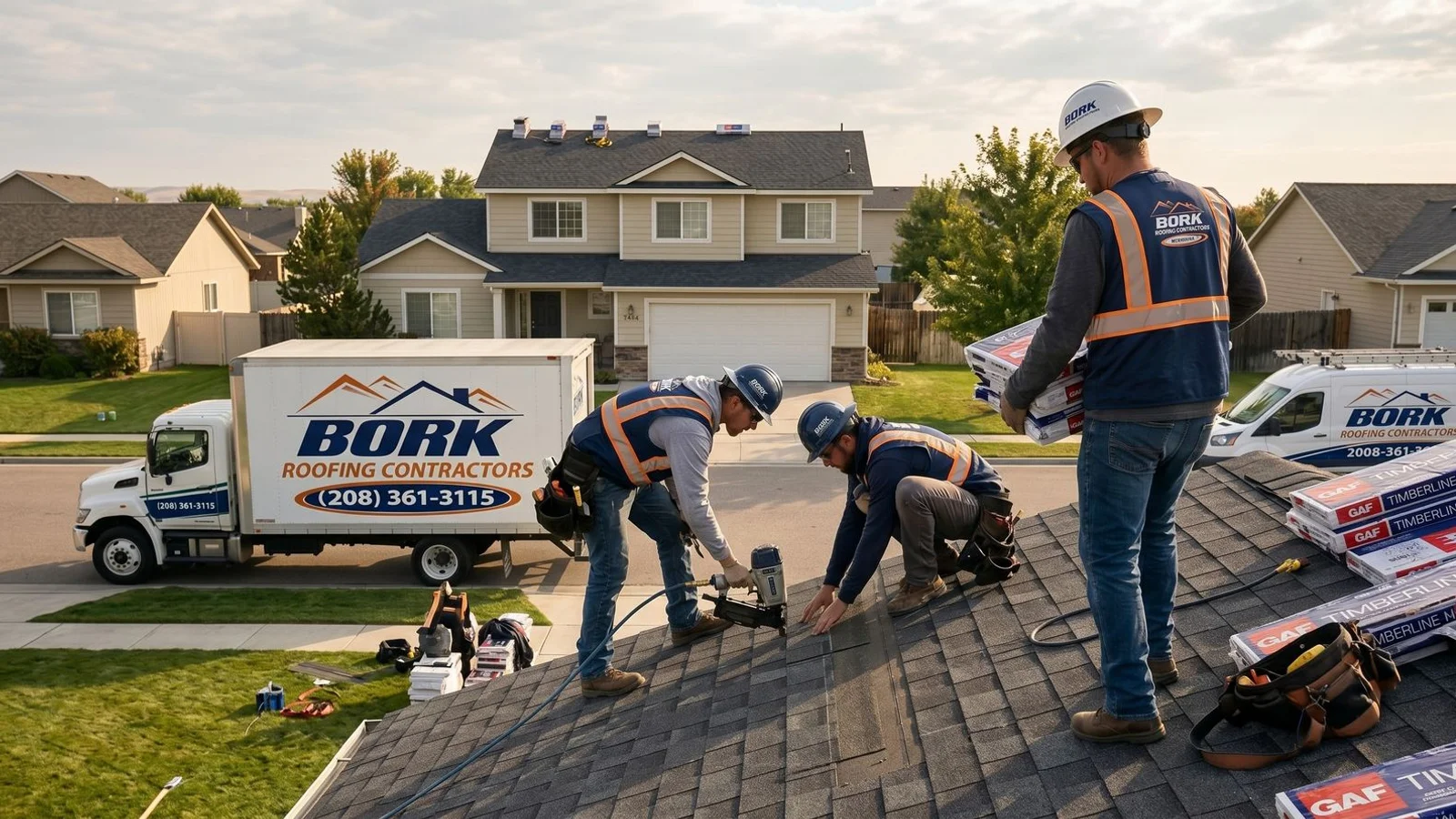 Roof Replacement service in Meridian Idaho by Bork Meridian Roofing