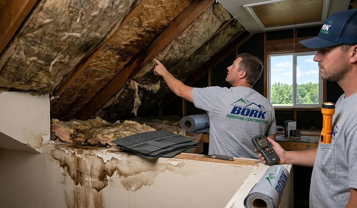Interior warning signs of roof issues