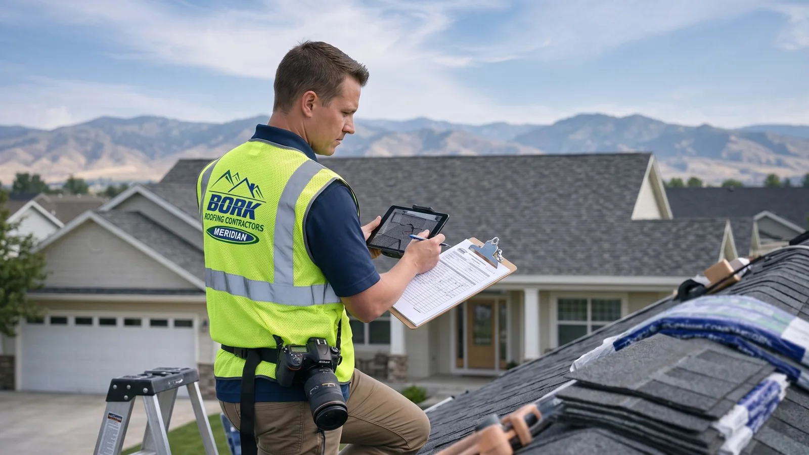 Roof Inspection service in Meridian Idaho by Bork Meridian Roofing