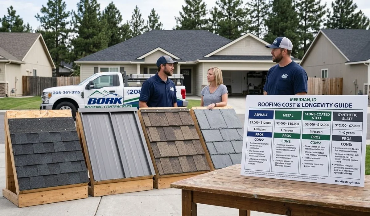 Cost comparison of roofing materials